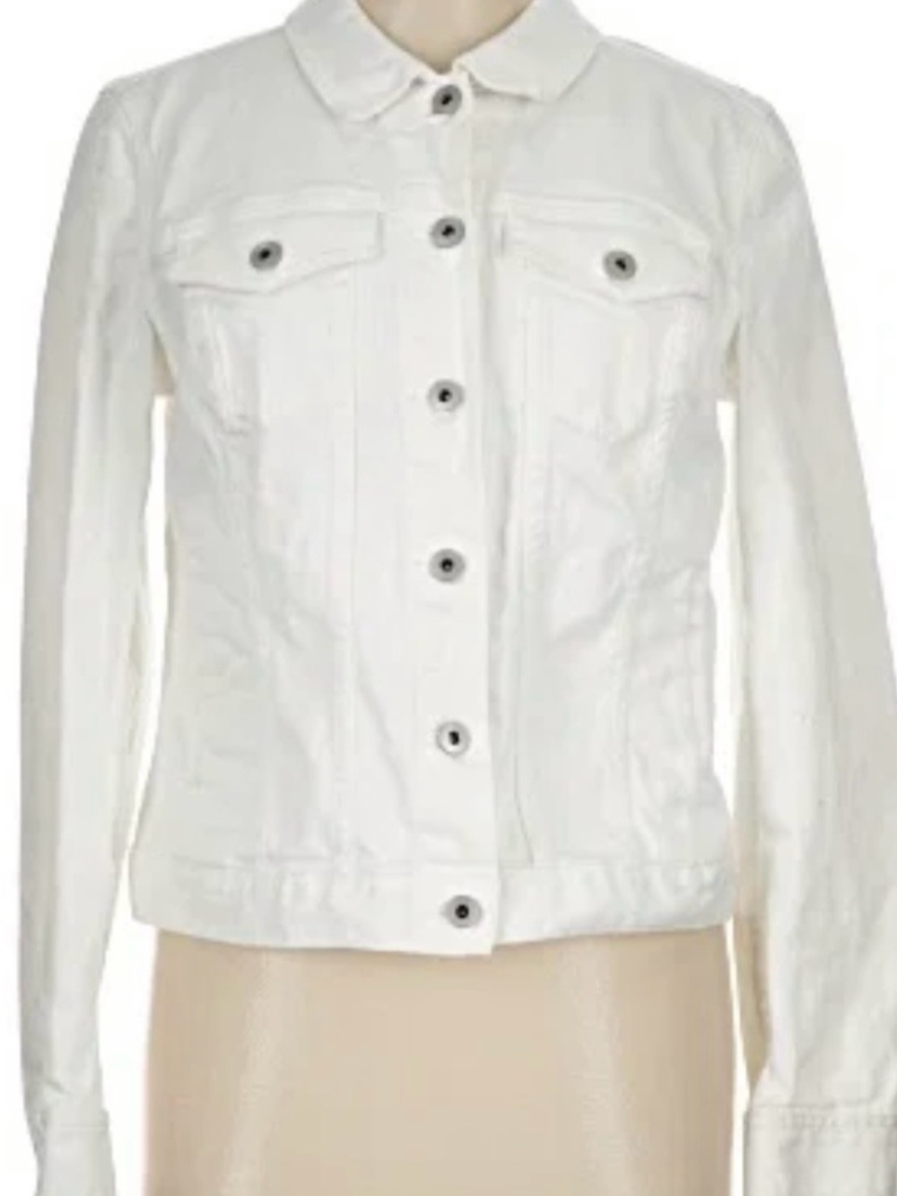 Vince Camuto White Denim Jean Jacket